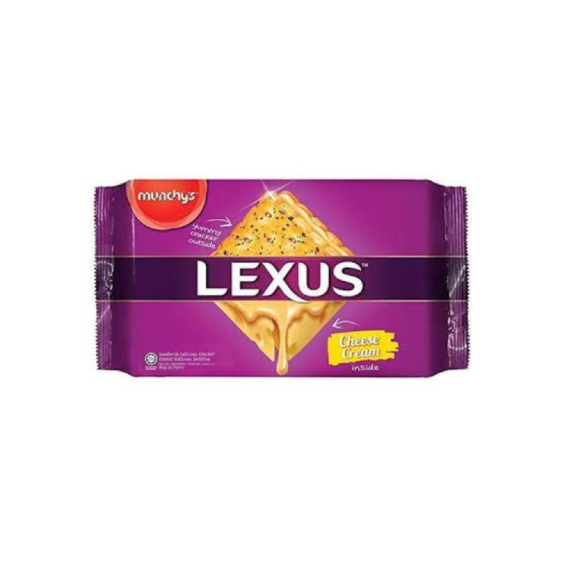 

lexus munchys cheese cream 76g - biskuit cheese cream lexus - lexus biskuit krim keju