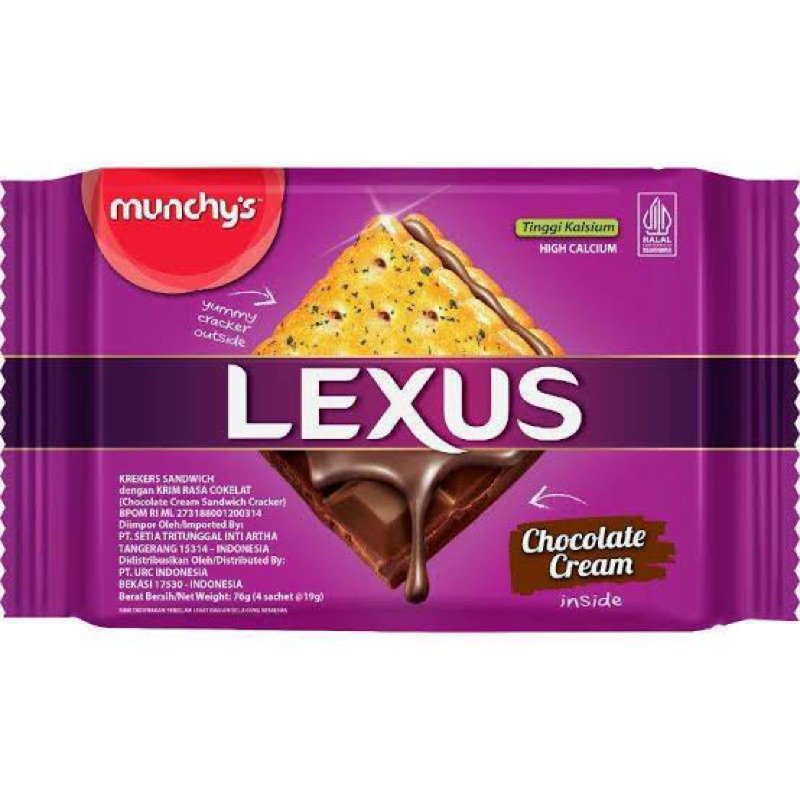 

lexus cream chocolate 76g - biskuit lexus munchys cream cokelat - munchys lexus cream chocolate