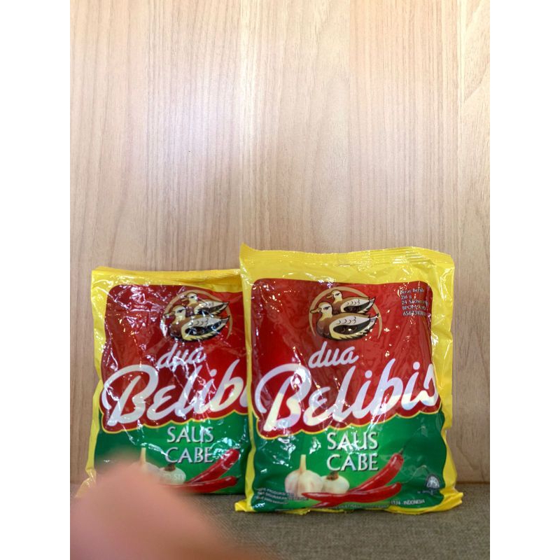

Saus sambal cabe dua belibis sachet 9 gr / saus sambal sachet murah