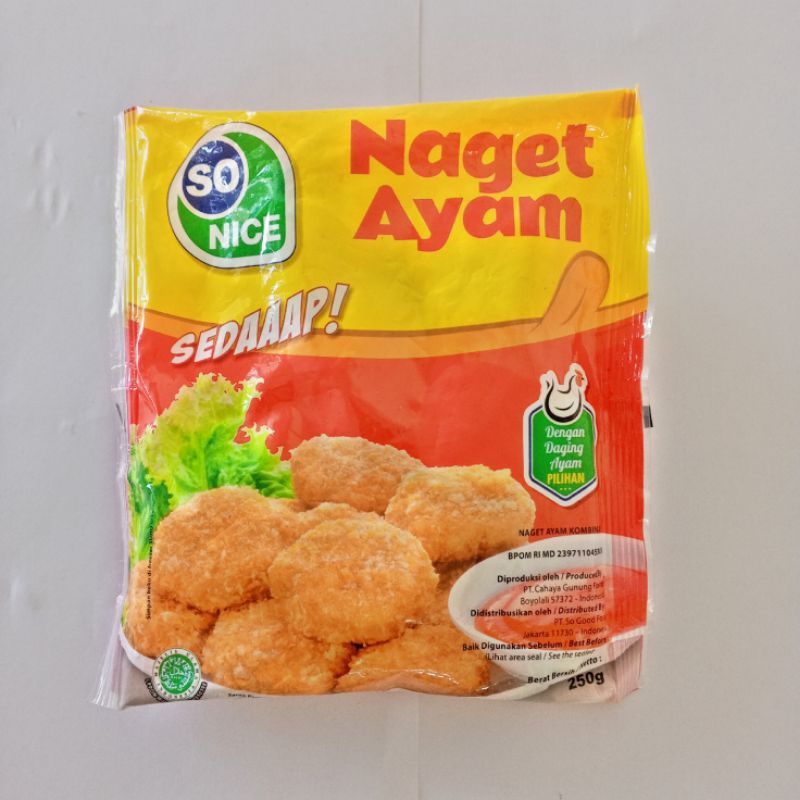 

So Nice Nugget Ayam 250g