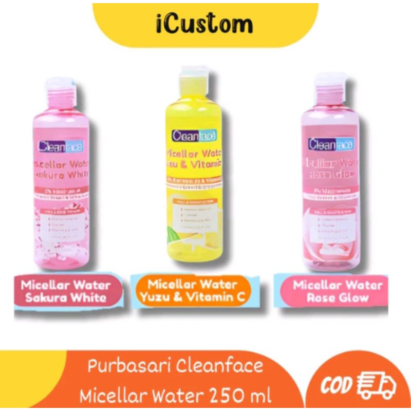 micellar water Purbasari cleanface 250ml
