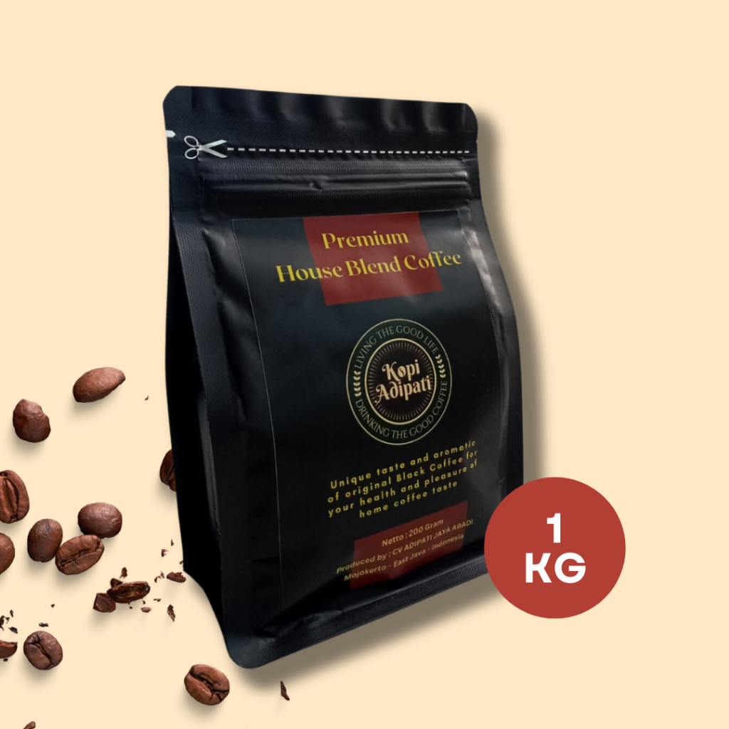 

Kopi Premium House Blend Java Island 1Kg by Kopi Adipati | Kopi Blend Pulau Jawa 1000gram