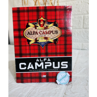 

BUKU TULIS ALFA CAMPUS 38 LEMBAR (10PCS) UKURAN KWARTO/PENDEK