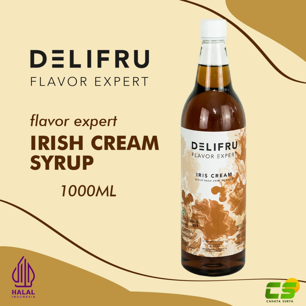 

Delifru Syrup/Sirup - Irish Cream Syrup 1000 ml