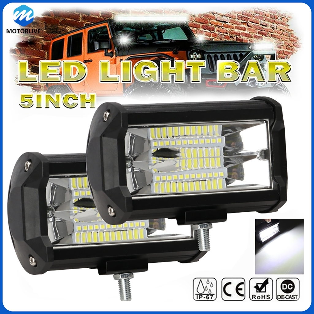 1 buah Lampu Led Bar 48W Led Bar Lampu Sorot Off Road Lampu Kerja LED untuk Mobil Truk Perahu Traile