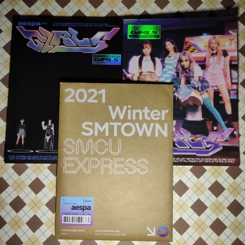 [Album Only] Aespa Girls album kwangya real-world photobook ver smcu express smtown winter 2021 Kari