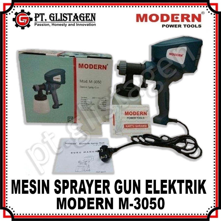 MODERN M3050 Mesin Spray Gun Elektrik Alat Semprot Cat Elektrik Modern M-3050