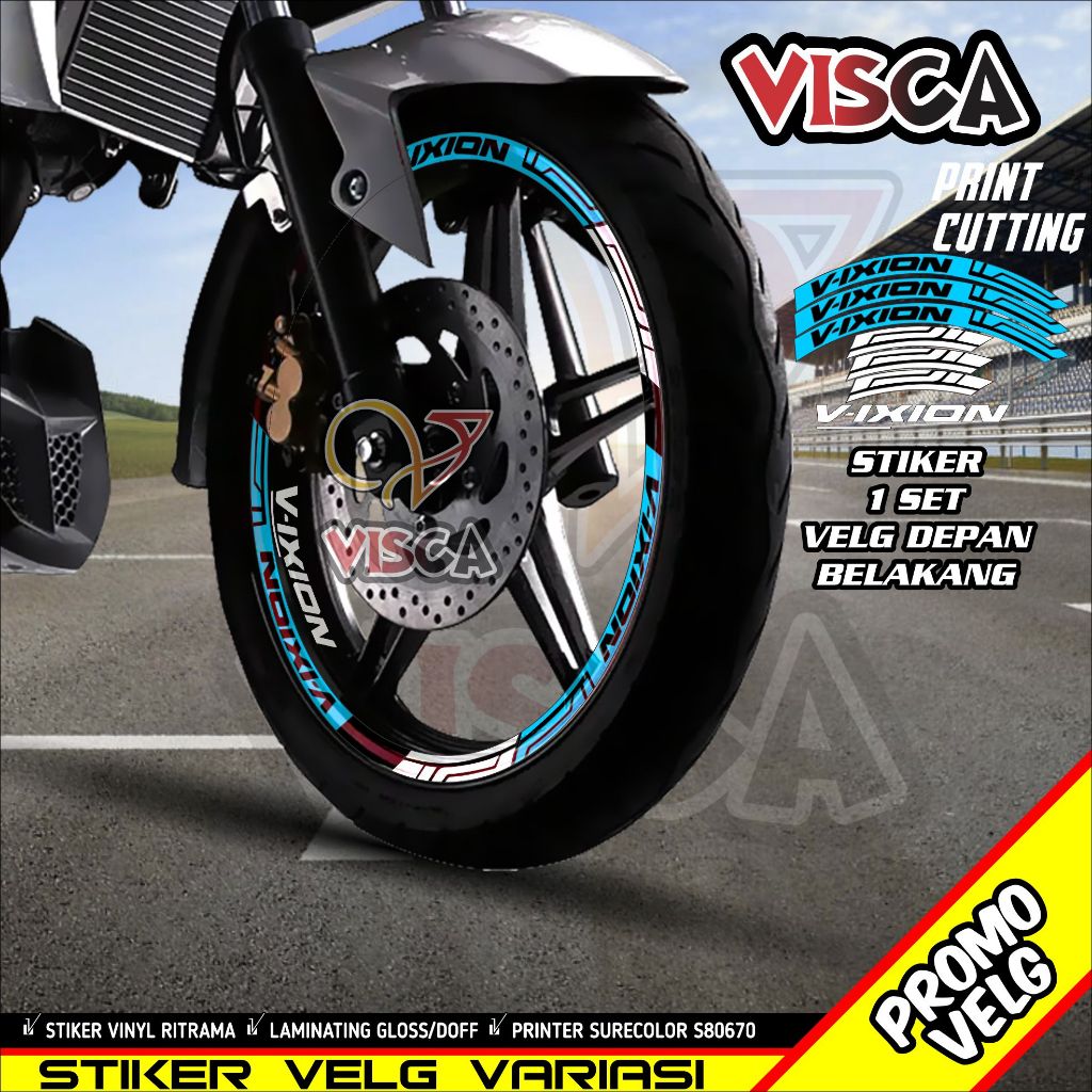 Stiker Velg List Velg Motor Stiker Velg Vixion A01