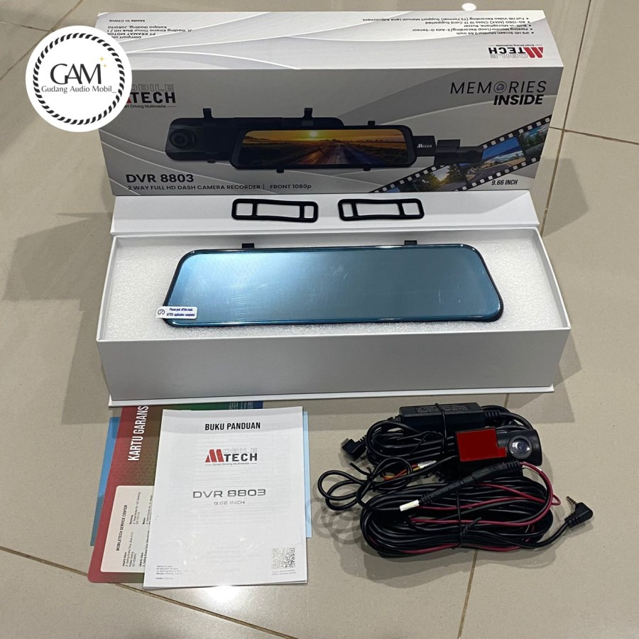KAMERA SPION DVR DASHCAM MTECH DVR 8803 9 INCH