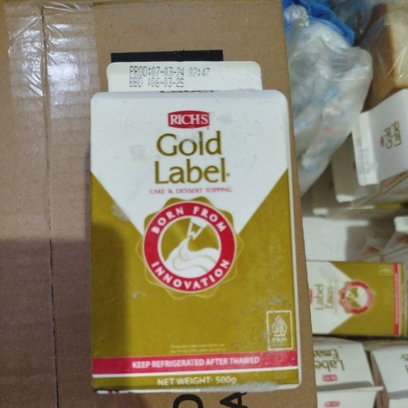

Rich Gold Label Whipping Non Dairy Cream