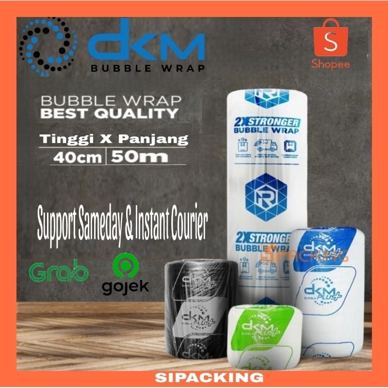 

BUBBLE WRAP ROLL BENING BABEL TEBAL WARP PUTIH EKONOMIS HITAM 40CM X 50M