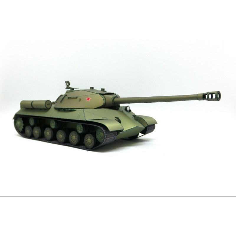 Lembaran pola papercraft tank IS-3 skala 72 (2BS-A11)