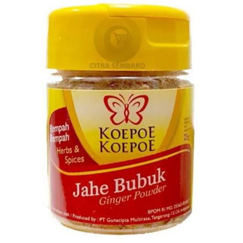 

Jahe bubuk 25gr koepoe jahe bubuk kupu kupu