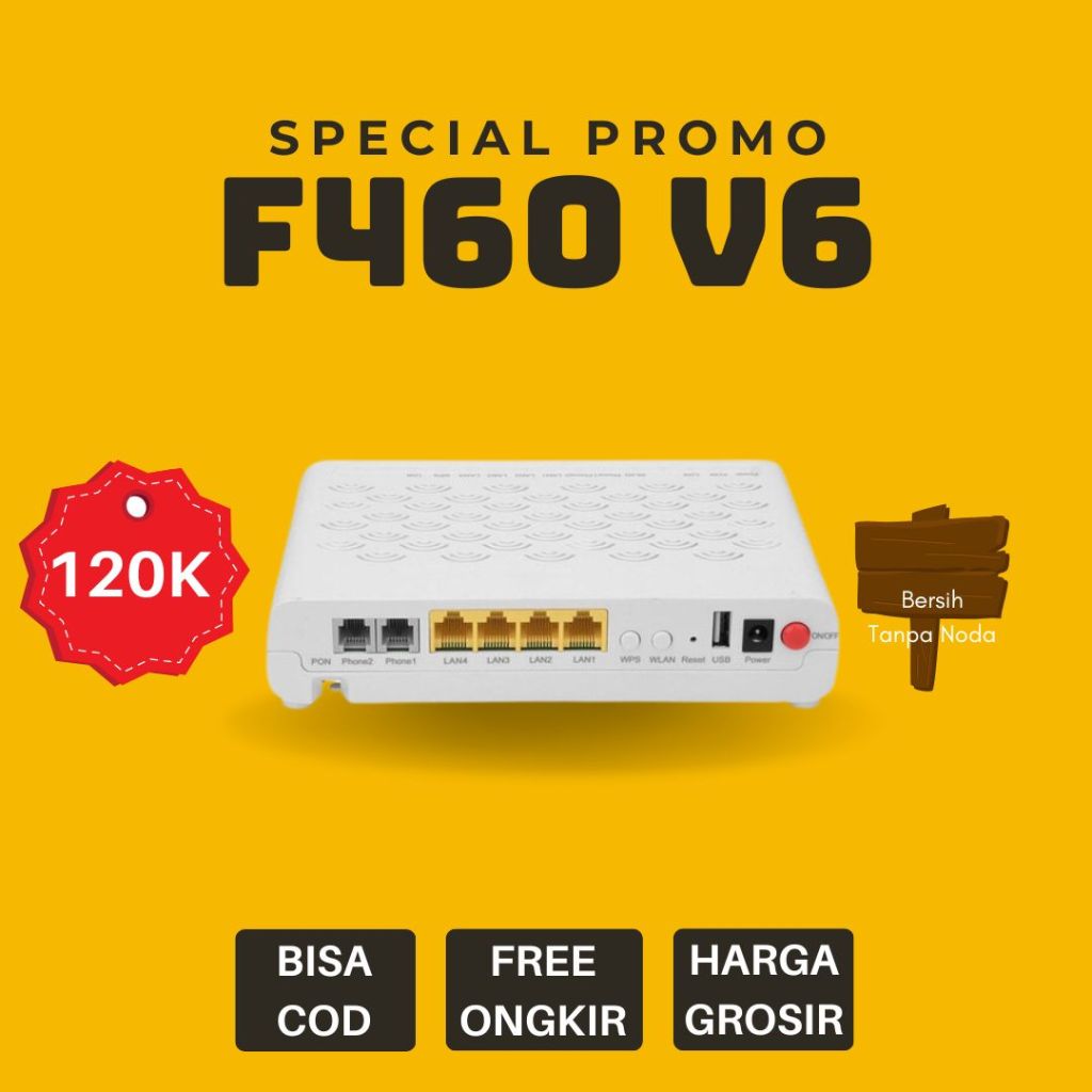 MODEM ZTE F460 EPON ONU BISA COD