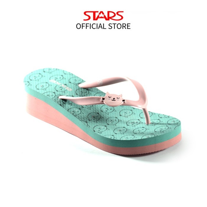Sandal Japit Anak Perempuan Axxe Original Caty Hijau Tosca
