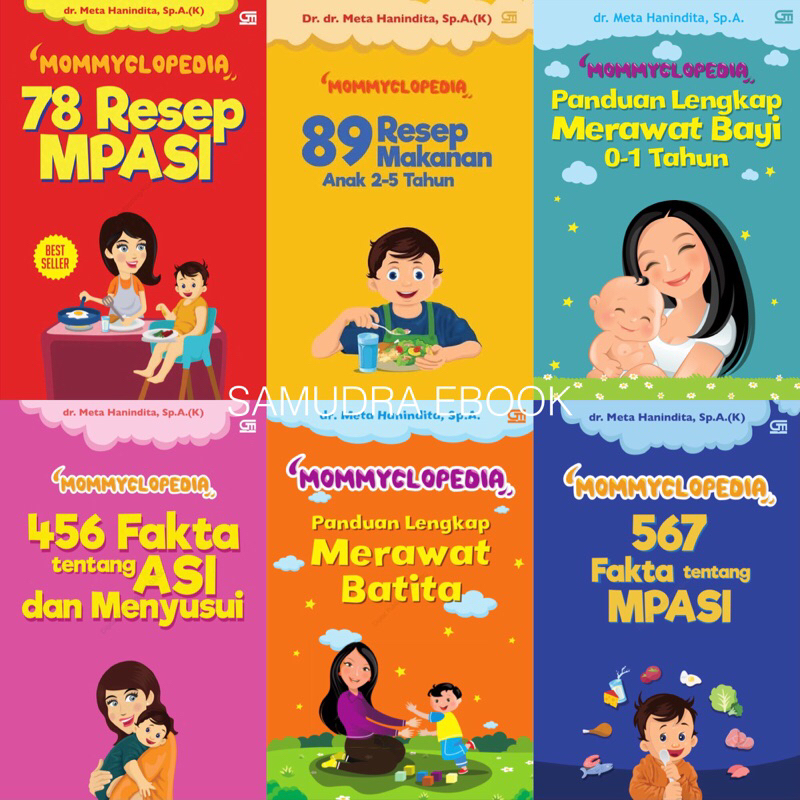 

[Bundle] MOMMYCL0PEDIA : 78 Resep Mpasi, 89 Resep Makanan Anak 2-5 Tahun, Panduan Lengkap Merawat Bayi 0-1 Tahun