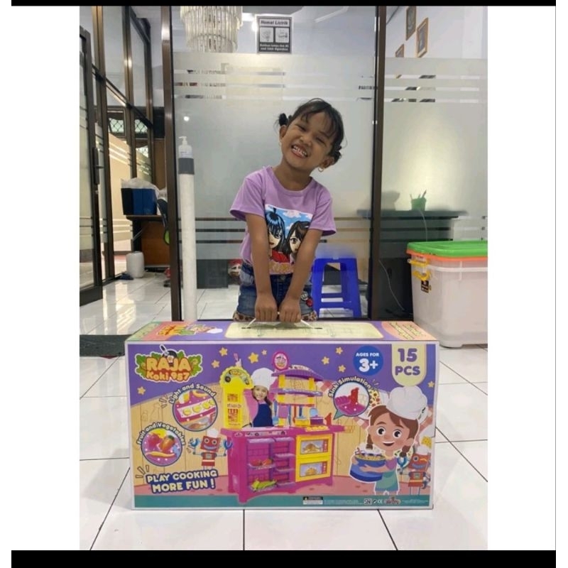 Mainan Masak-Masakan anak Raja Koki 957 megamart 140 kitchen set make up super shopping 489 koki che