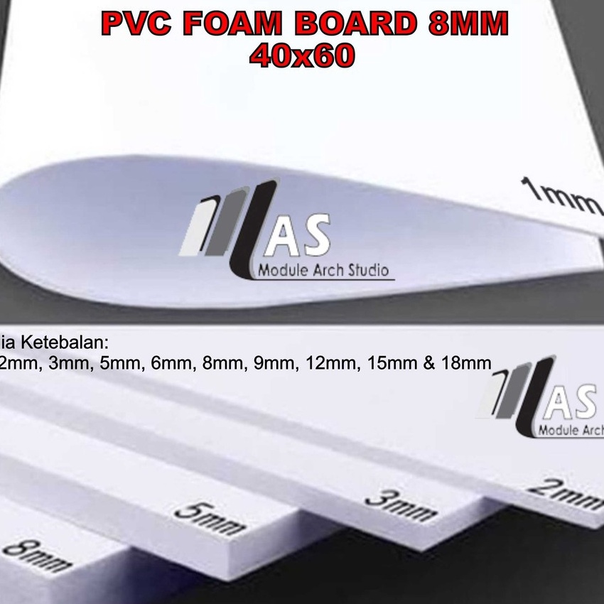 Terkini PVC Board  PVC Foam Board 8mm 4x6cm