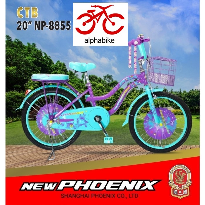 SEPEDA ANAK 20 NEW PHOENIX MINI 8855 AT BB BEARING (BARBIE) A/B