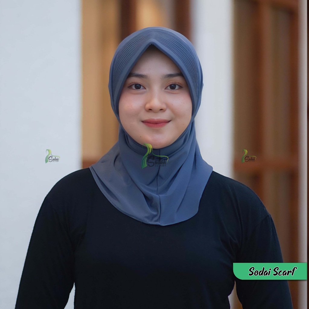 Hijab Bergo Sport Pet Tebal Besar Jersey