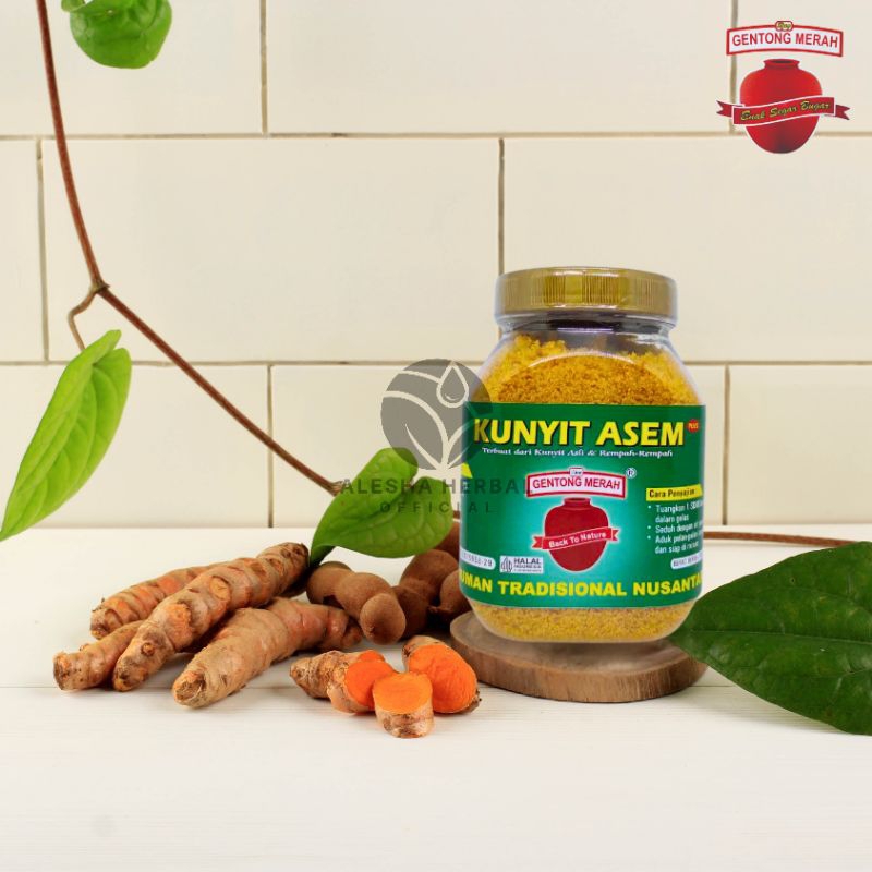 

Kunyit Asem Instan Cap Gentong Merah 250g