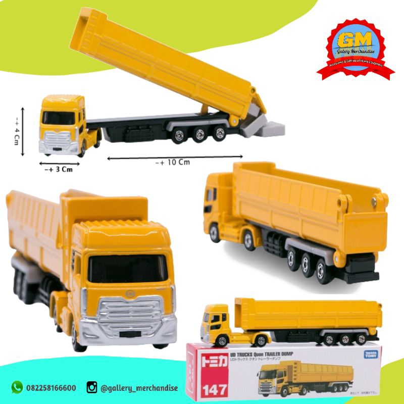 Diecast / Miniatur UD Truck Quon Trailer