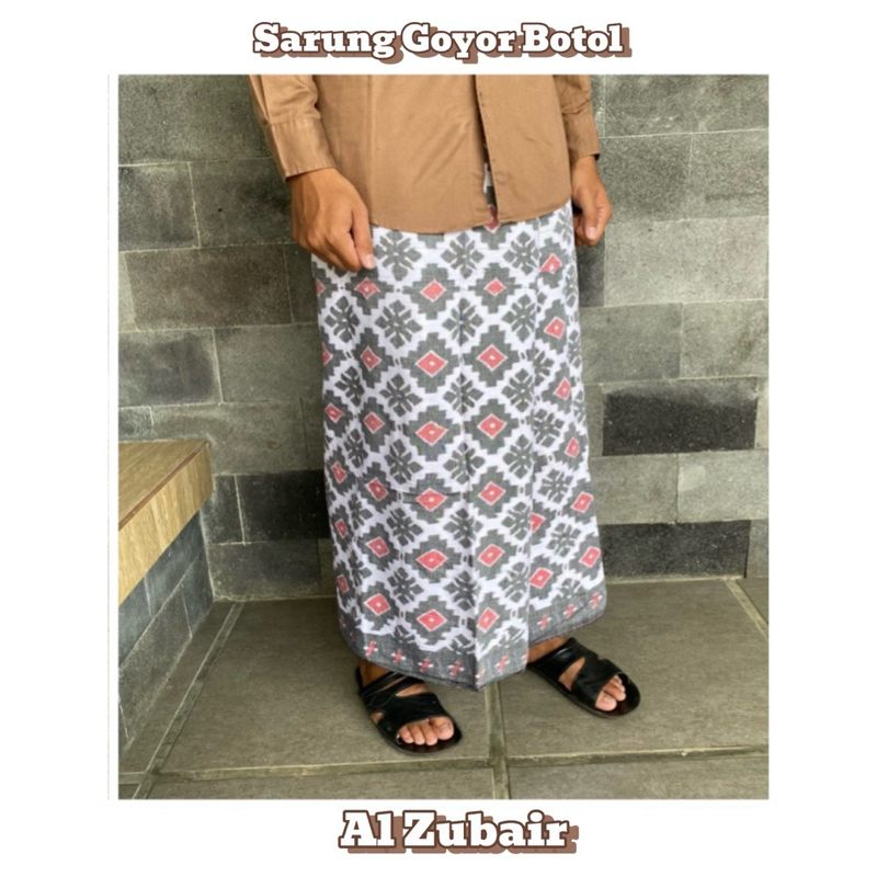 SARUNG GOYOR AL ZUBAIR / ASLI TENUN / JAHITAN TENGAH / HALUS & LEMBUT