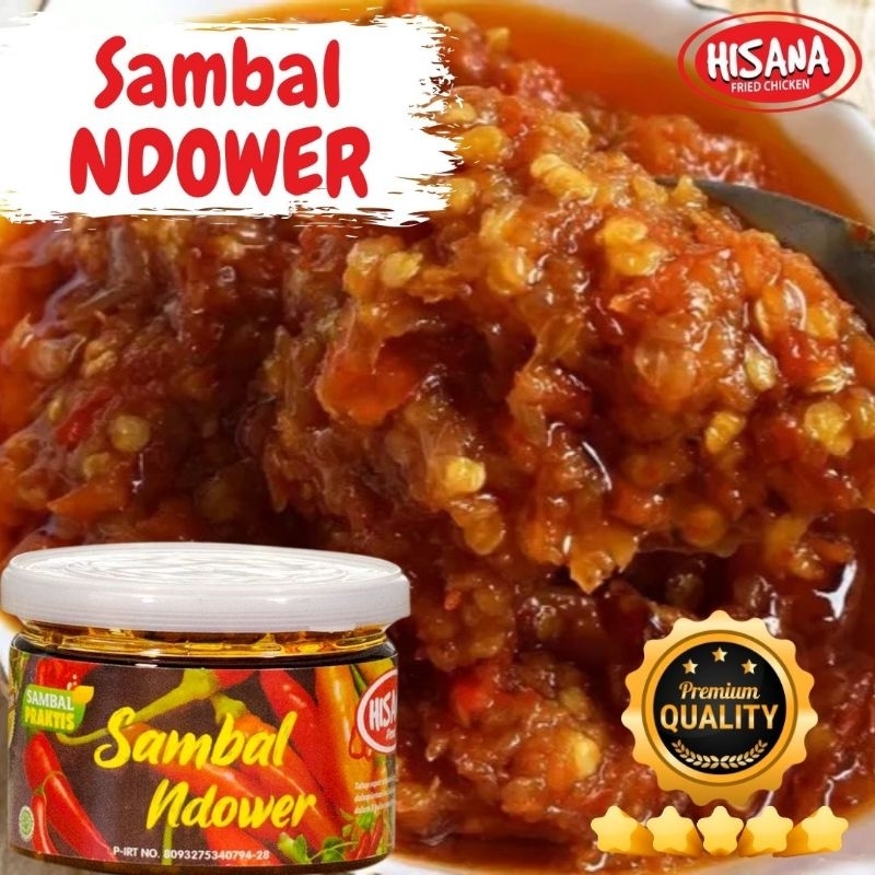 

SAMBAL NDOWER EXTRA PEDAS RAWIT 120gr HISANA ORIGINAL PREMIUM QUALITY VIRAL REKOMENDASI