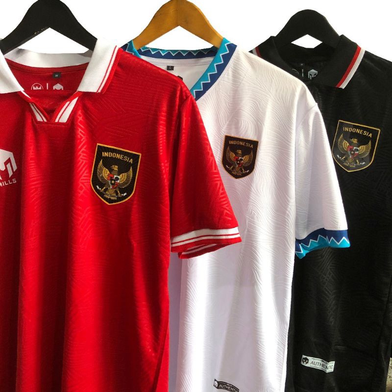 JERSEY TIMNAS INDONESIA MILLS HOME AWAY FIFA QUALIFIERS