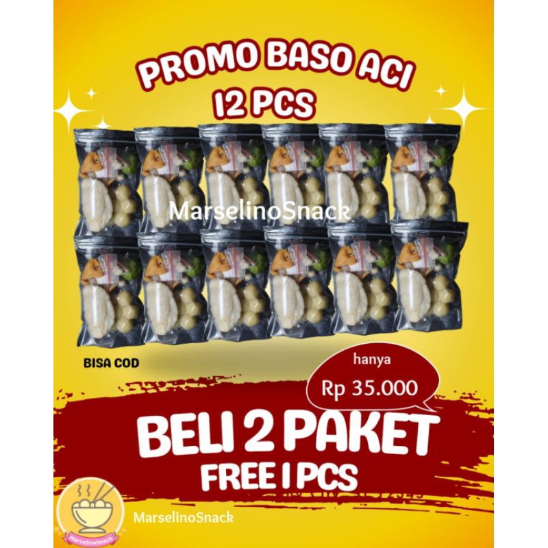 

12 Bungkus baso aci (Chili oil) Paket usaha baso aci Chili oil/baso aci viral/baso aci ekonomis