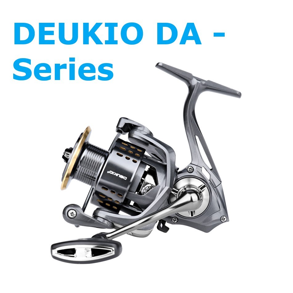 Deukio Reel Pancing Metal DA 12+1bb Power Handle Full Asli Besi