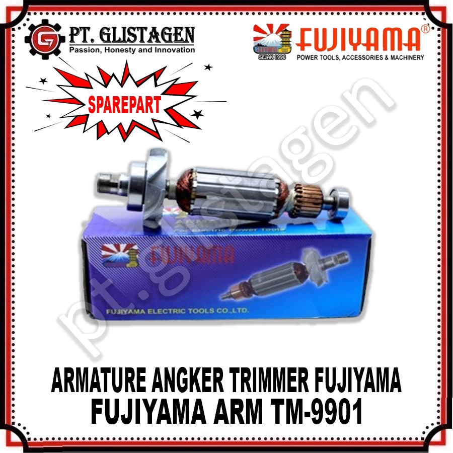 FUJIYAMA TM9901 Armature Angker Rotor Profil Trimmer Fujiyama TM9901 Makita M3701B