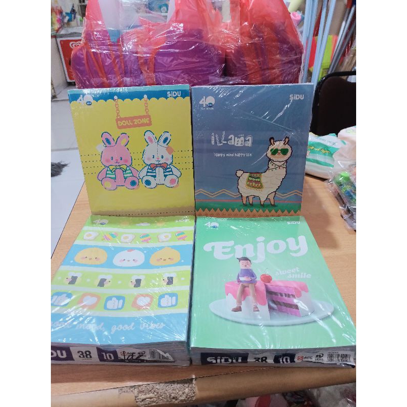 

Buku tulis sidu 38 lembar 1pak isi 10pc