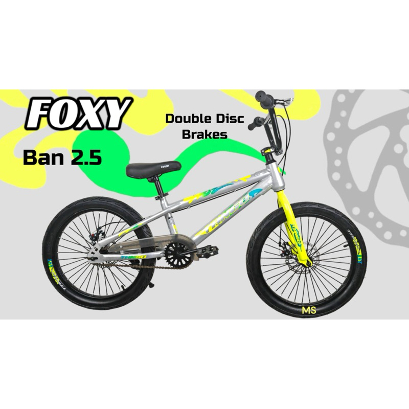 Sepeda BMX 20” Tango Foxy Discbrake Terbaru Sepeda Anak Remaja dan dewasa Merk Tango Tipe foxy cakra
