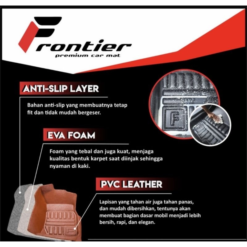 Karpet 5D Frontier Classic Black Innova Venturer