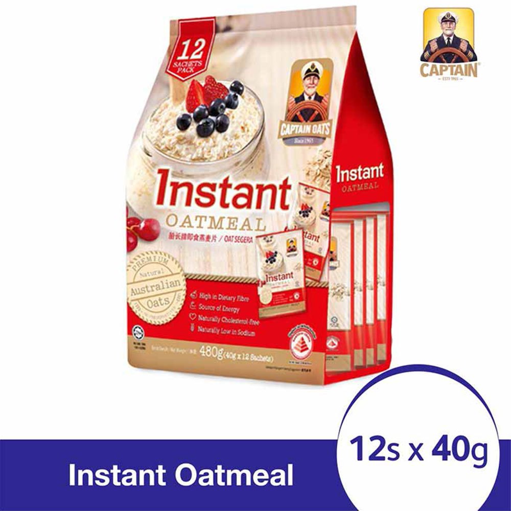 

PROMO!! CAPTAIN OATS Intant Meal 12x40GR. Exp Date : 1 Juli 2024 (N837M)