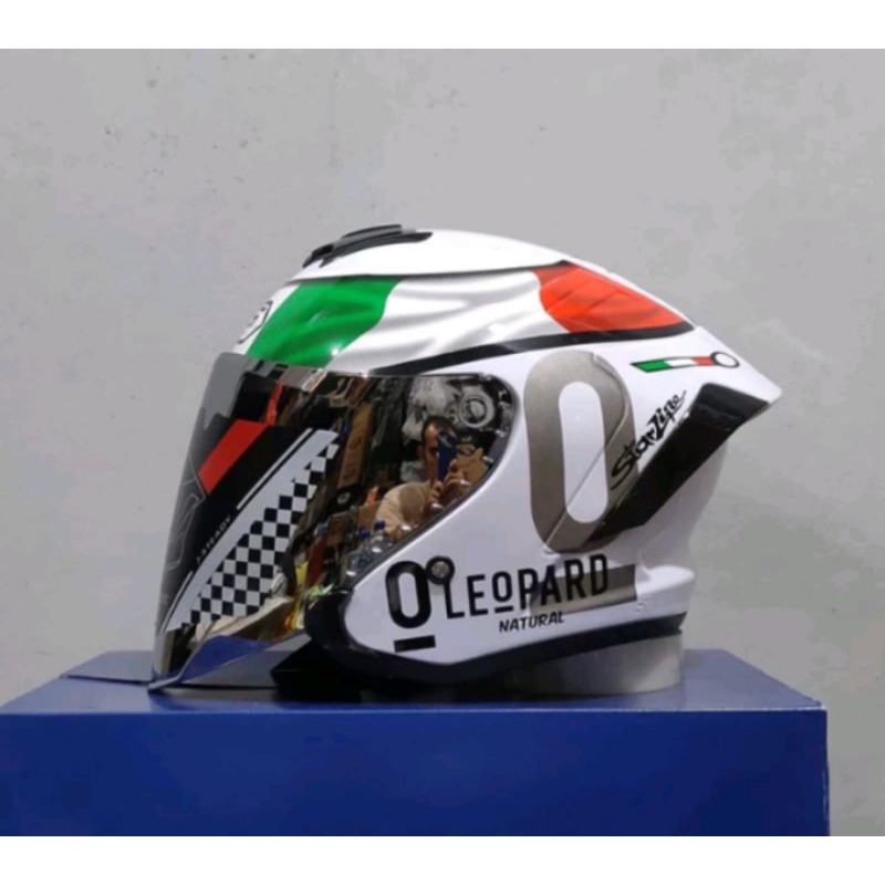 helm JS Armor leopard Helm viral