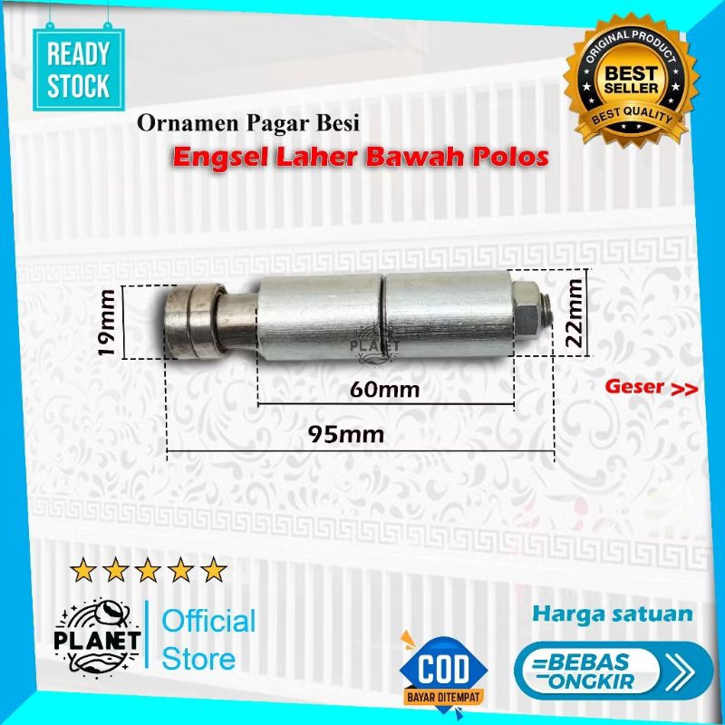 Engsel bawah pintu handerson bearing double / Engsel omni roda bearing pintu garasi handerson