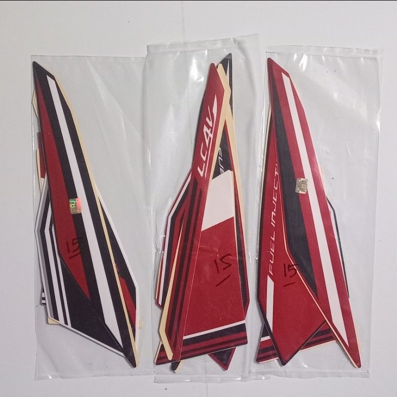 STIKER STICKER STRIPING YAMAHA VIXION NEW 2015 LIST LES BODY MOTOR VIXION NEW 2015 Baru