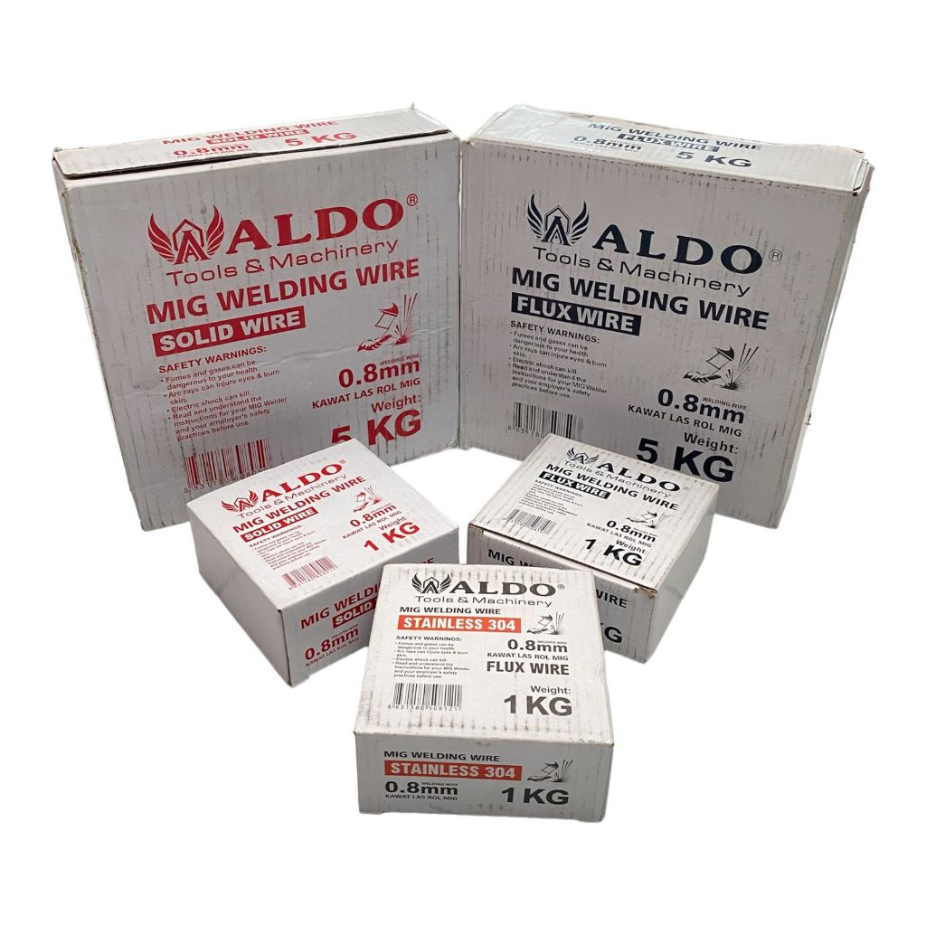 KAWAT LAS MIG FLUX | SOLID | STAINLESS 0,8MM / Kawat las MIG 1kg