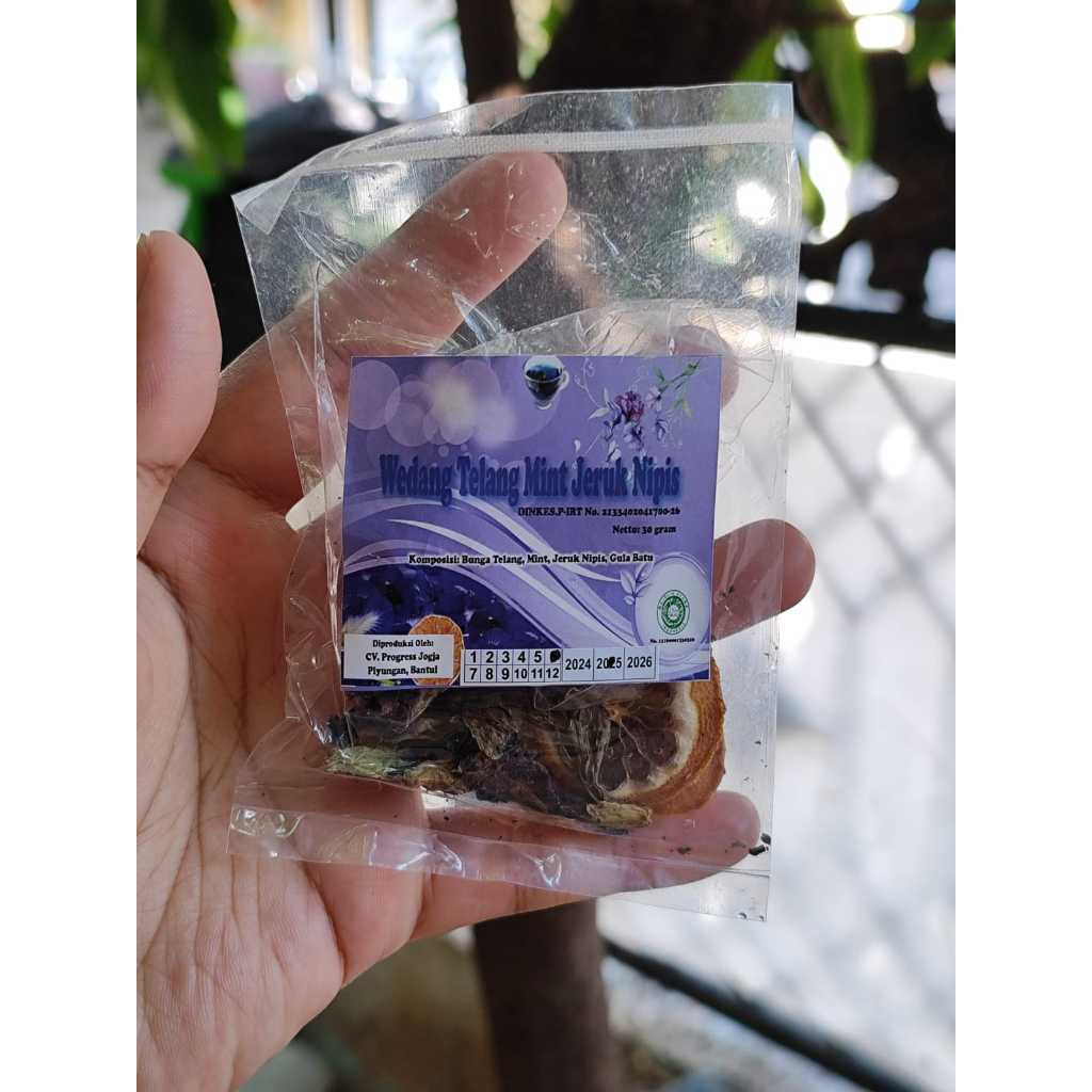 

Wedang Telang Mint Jeruk Nipis by Progress Jogja