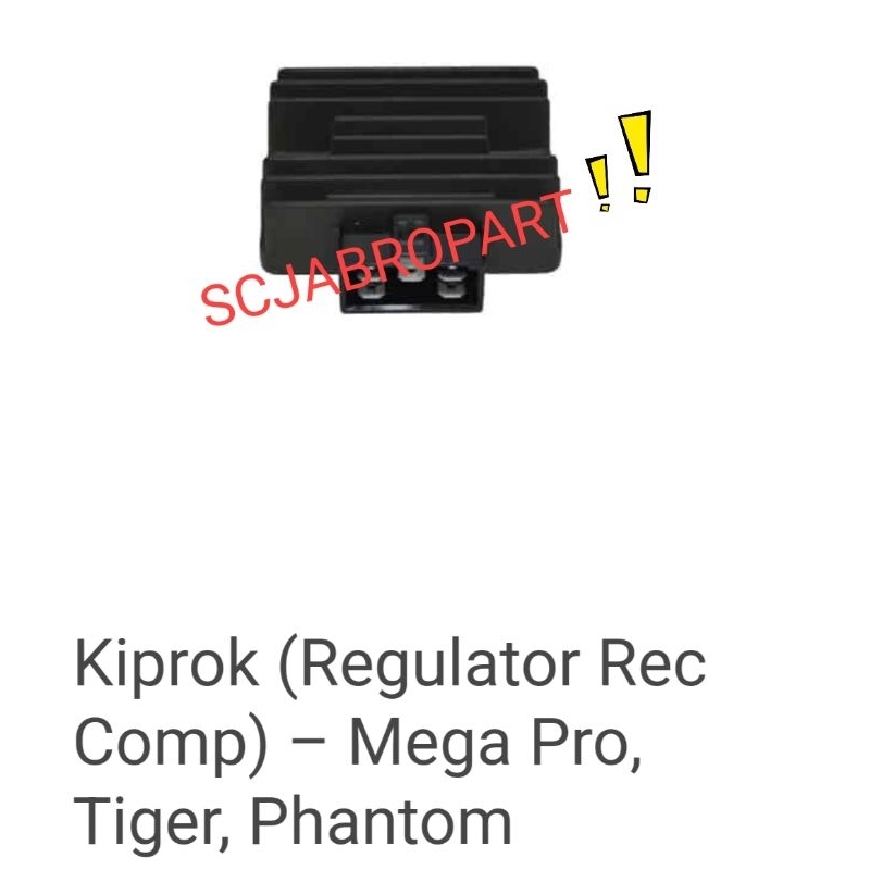 RECTIFIER COMP REGULATOR HONDA MEGAPRO TIGER PHANTOM..31600 KG1 920..ORI AHM