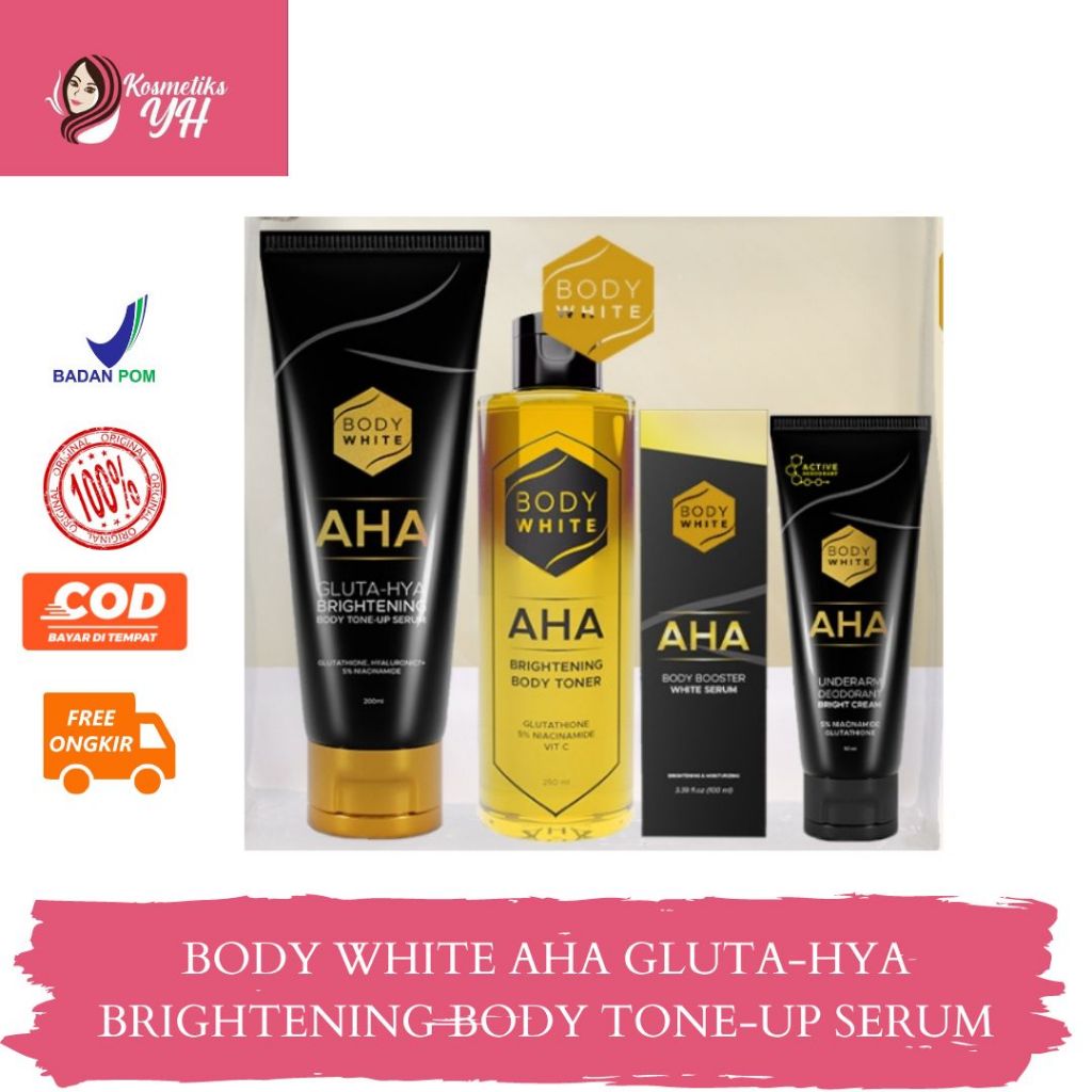 BODY WHITE AHA BODY BOOSTER WHITE SERUM ATAU BODY SERUM AHA SERTA AHA SERUM BODY