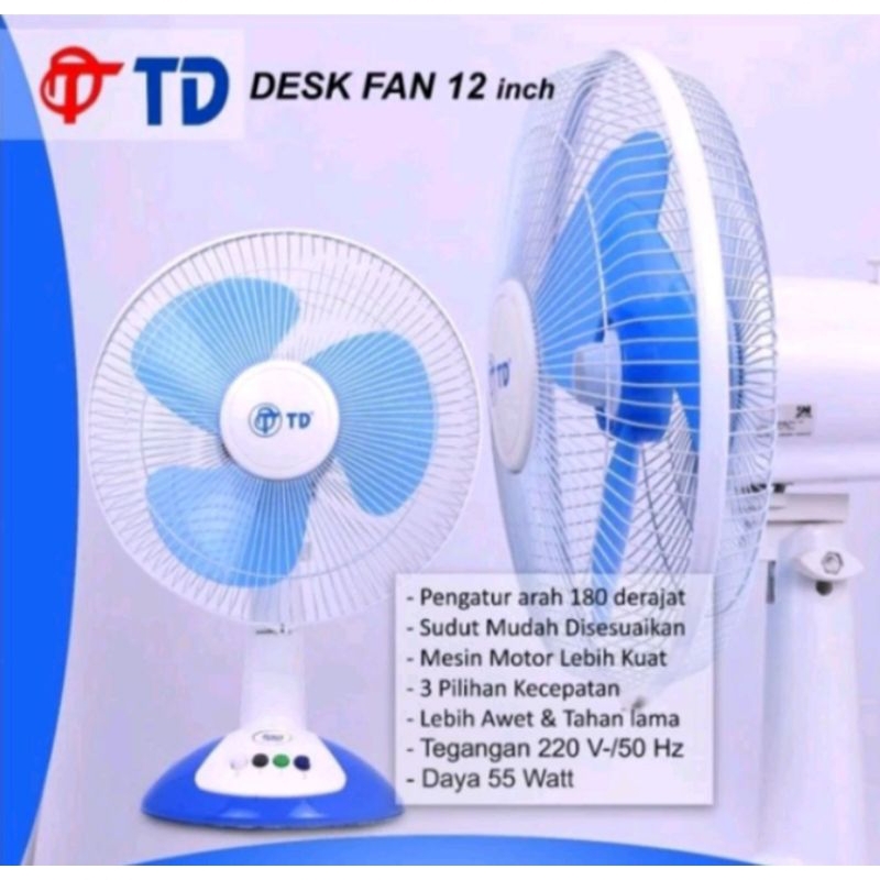 Kipas Angin Meja TD 12 INCH