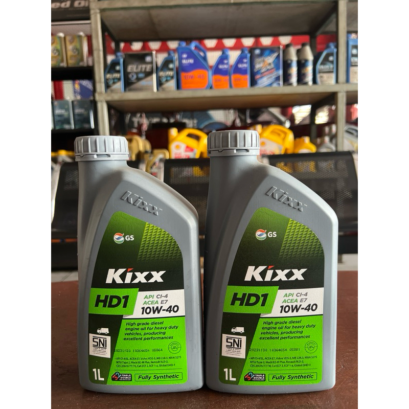 Oli Kixx HD1 SAE 10w-40 Kemasan 1 Lt