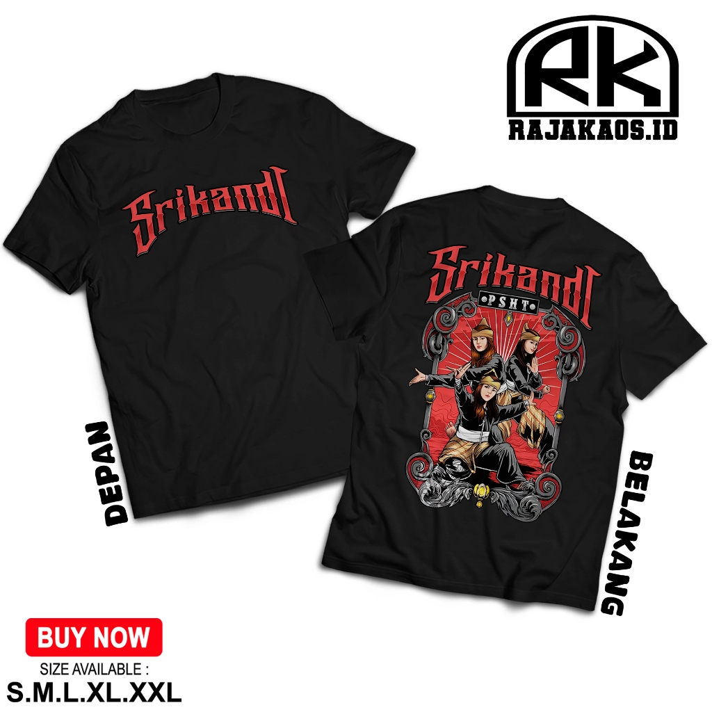 RAJA KAOS SRIKANDI PSHT V1 - KAOS PSHT - KAOS PENCAK SILAT INDONESIA - KAOS COWOK CEWEK - COTTON COM