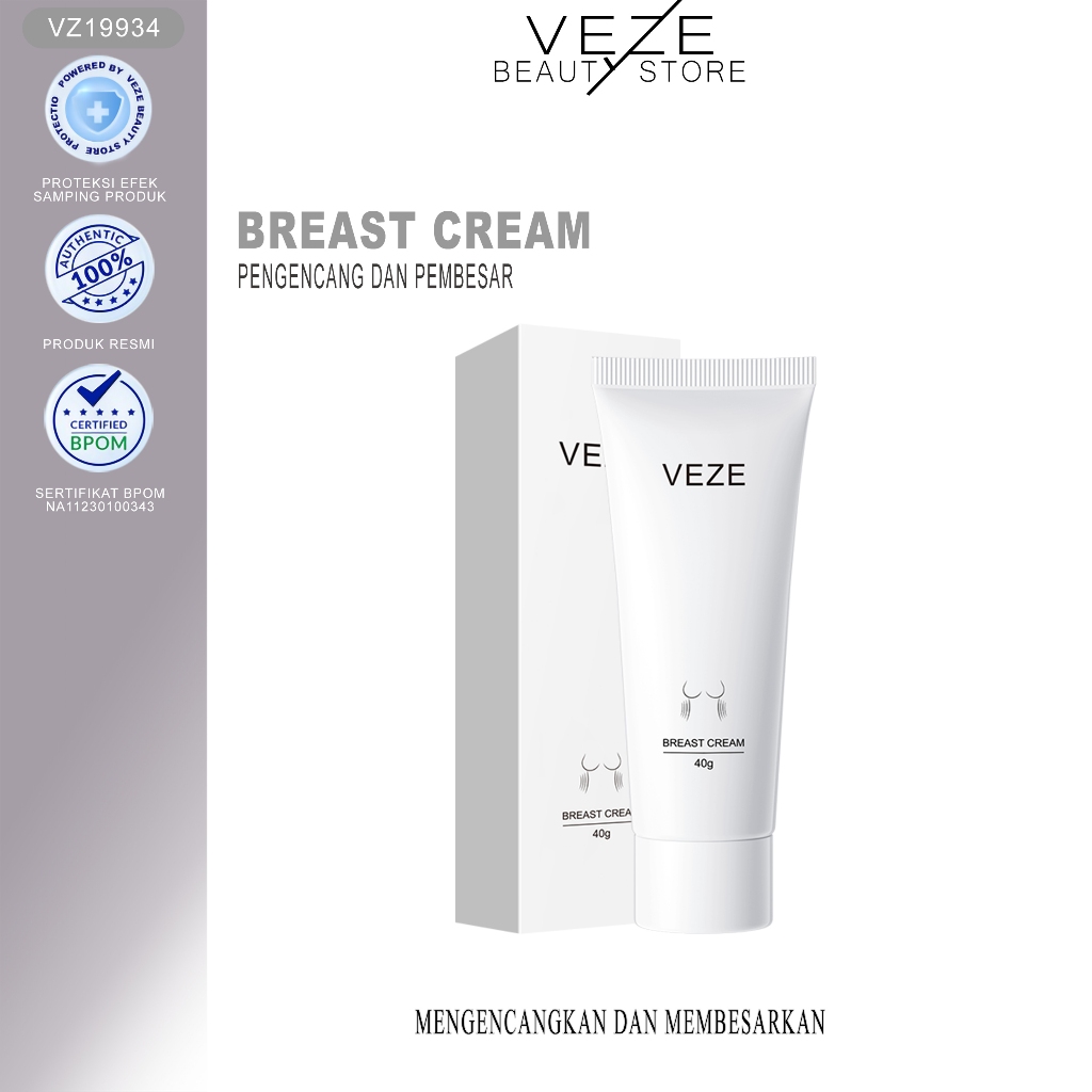 BPOM VEZE Krim Pembesar Payudara 40g -FZ19934
