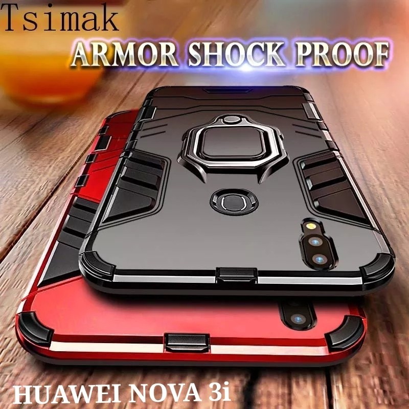 CASE HUAWEI NOVA 3i IRING CASE ROBOT TRANSFORMER STANDING HOLDER