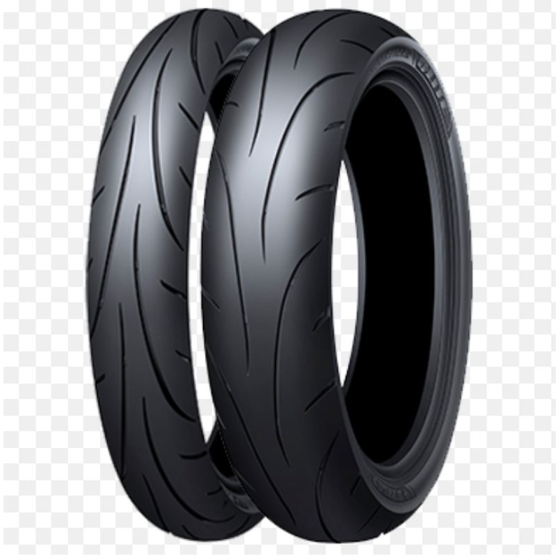 ban Dunlop 90/80-17 qlite ban road race