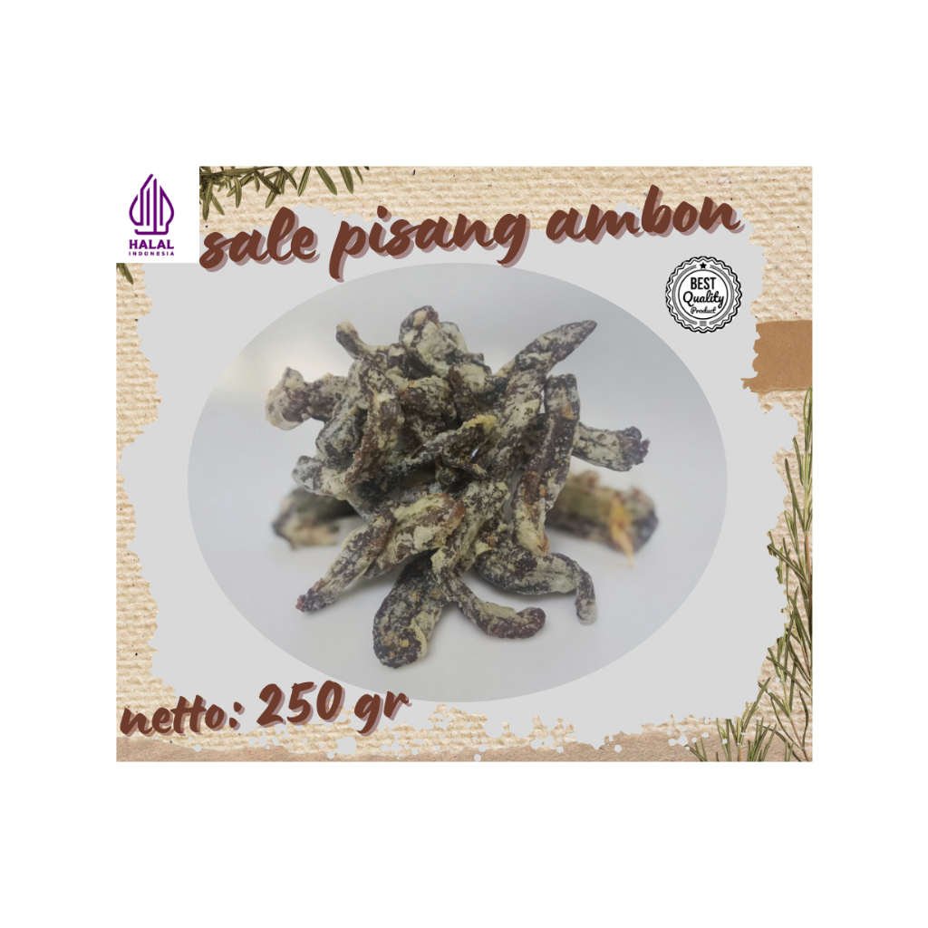 

best seller pisang sale premium 250gr kabita oleh oleh bandung